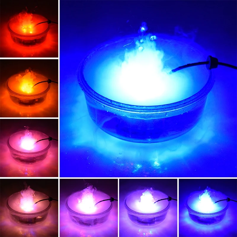 

Halloween Witch Pot Smoke Machine LED Humidifier Color Changing Props Decor Halloween Party Layout Prank Toy