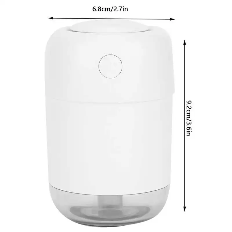 

Air Humidifier 120mL Mini Car Air Humidifier USB Mist Diffuser with Night Light for Baby Room Car Office Diffusore