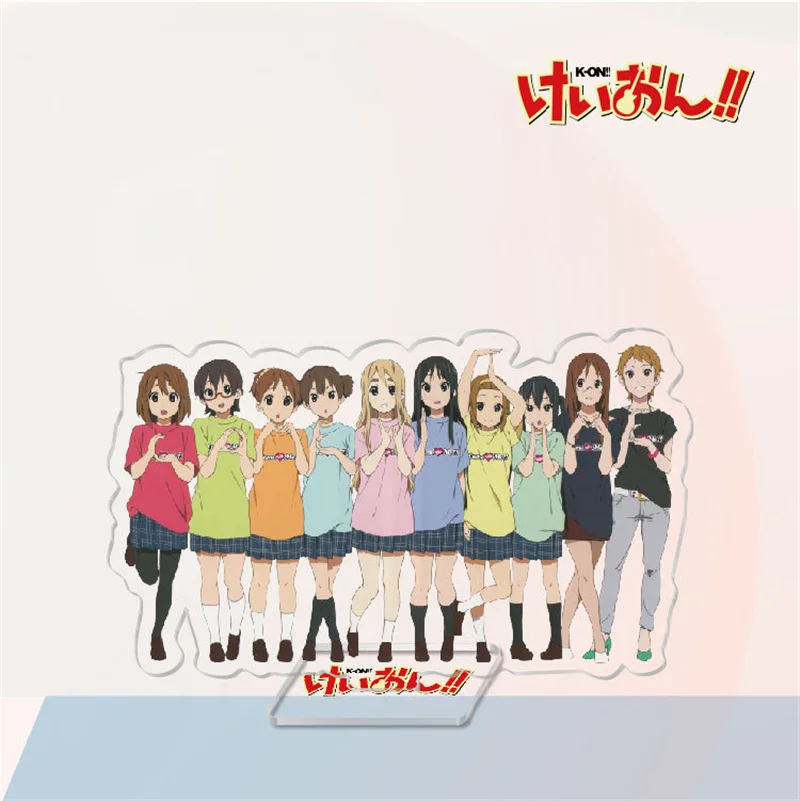 Японское аниме K-ON! Акриловая модель на подставке Plate Hirasawa Yui Akiyama Mio Tainaka Ritsu Kotobuki