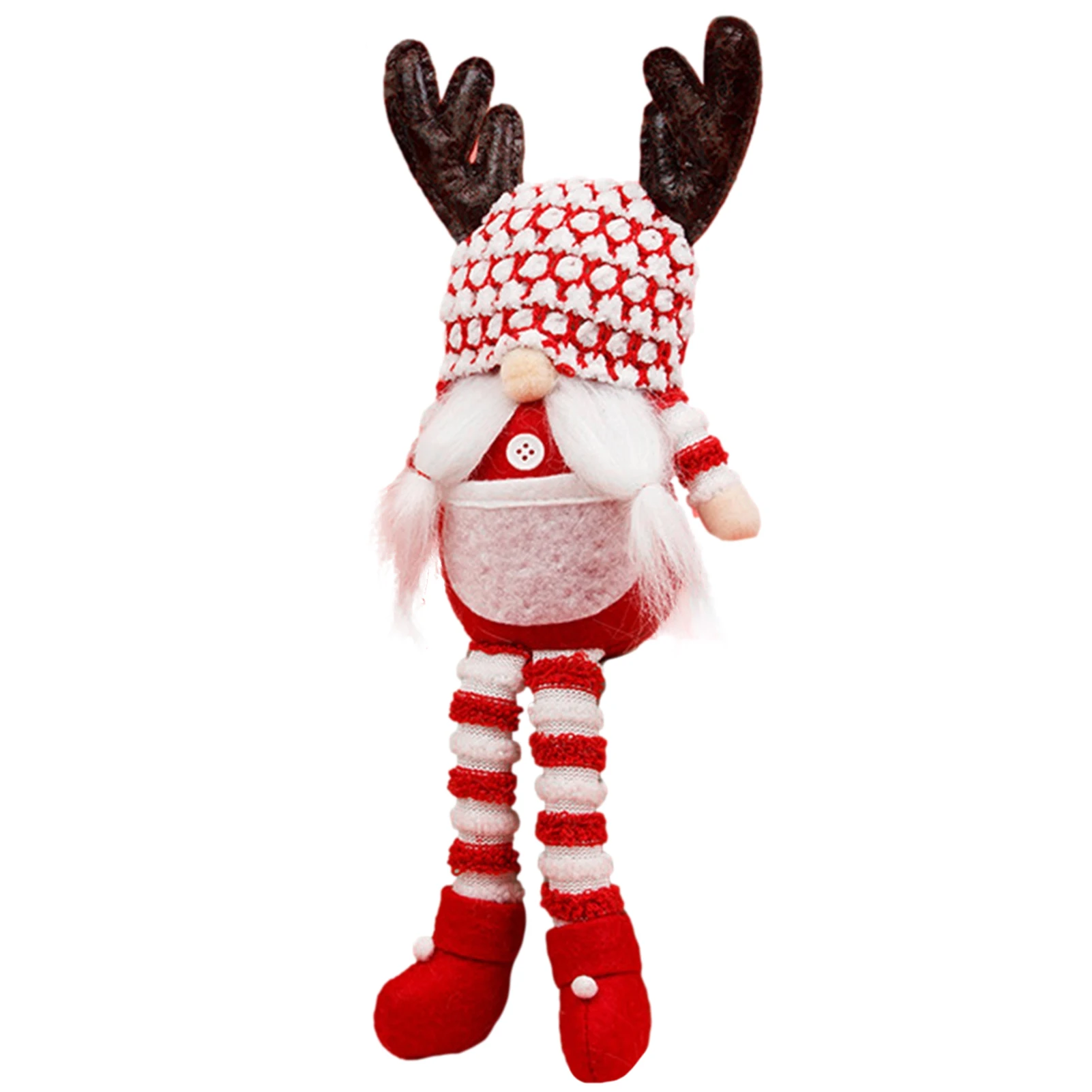 

2021 New Year Gnomes Christmas Decor Creative Antlers Dwarf Ornaments Swedish Gnome Christmas Faceless Forest Old Man Doll Gifts