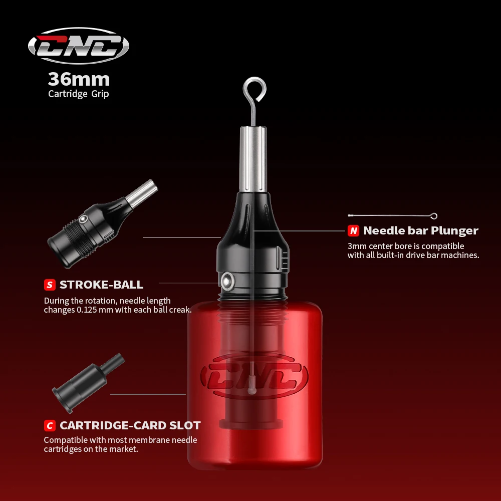 Ручка для тату с ЧПУ подходит картриджей игл регулировка 36 мм полностью