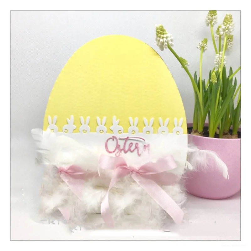 2019 Новое поступление Schubladenwichteln Ostern Hasen металлические режущие штампы и DIY