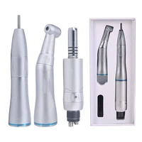 dentistry dental low speed handpiece kit blue ring straight contra angle air motor inner water 24hole dentist tool micromotor