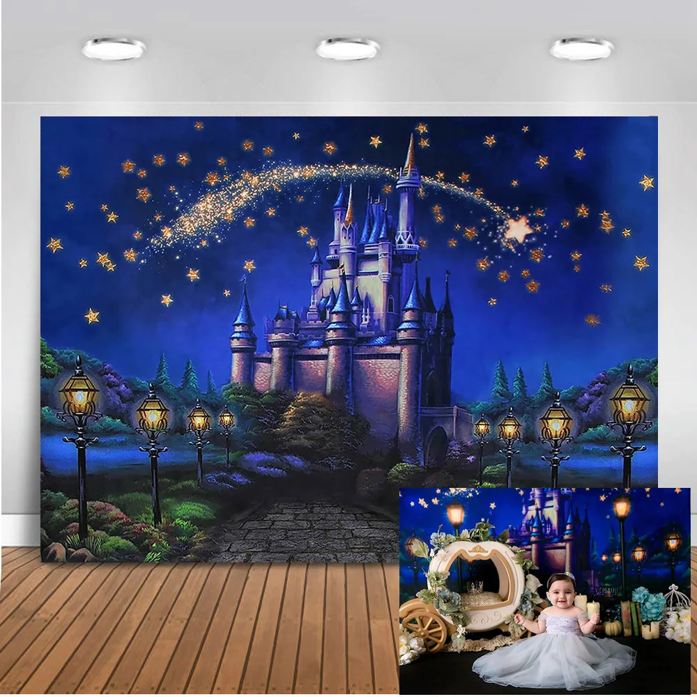 Фон для фотосъемки Новорожденный ребенок замок портрет фотосъемка фон