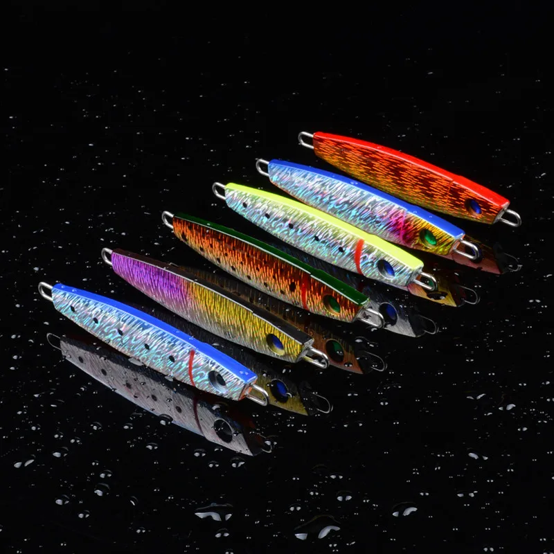 Рыболовная приманка с железной пластиной 10 см 50 г джиг свинцовая металлическая