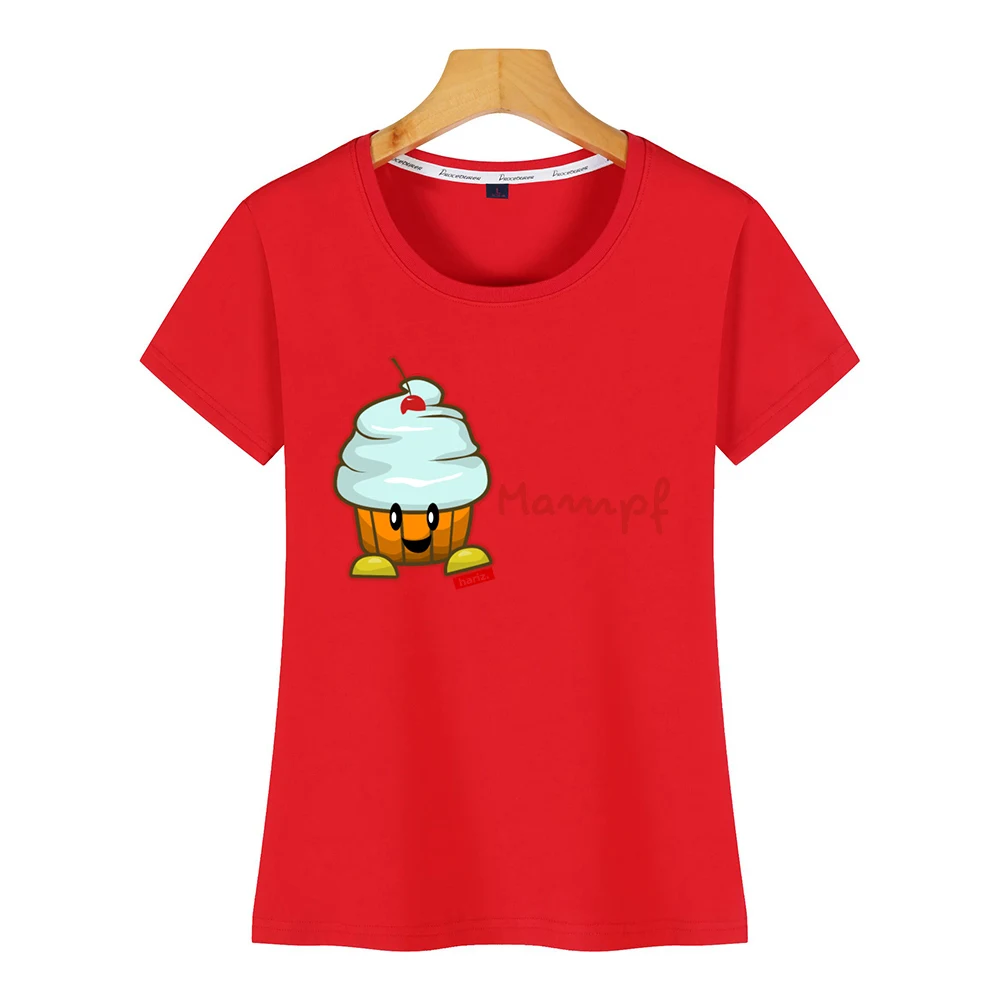 Топы футболки для женщин mampf cupcake hariz kitchen Детские сексуальные Harajuku короткие