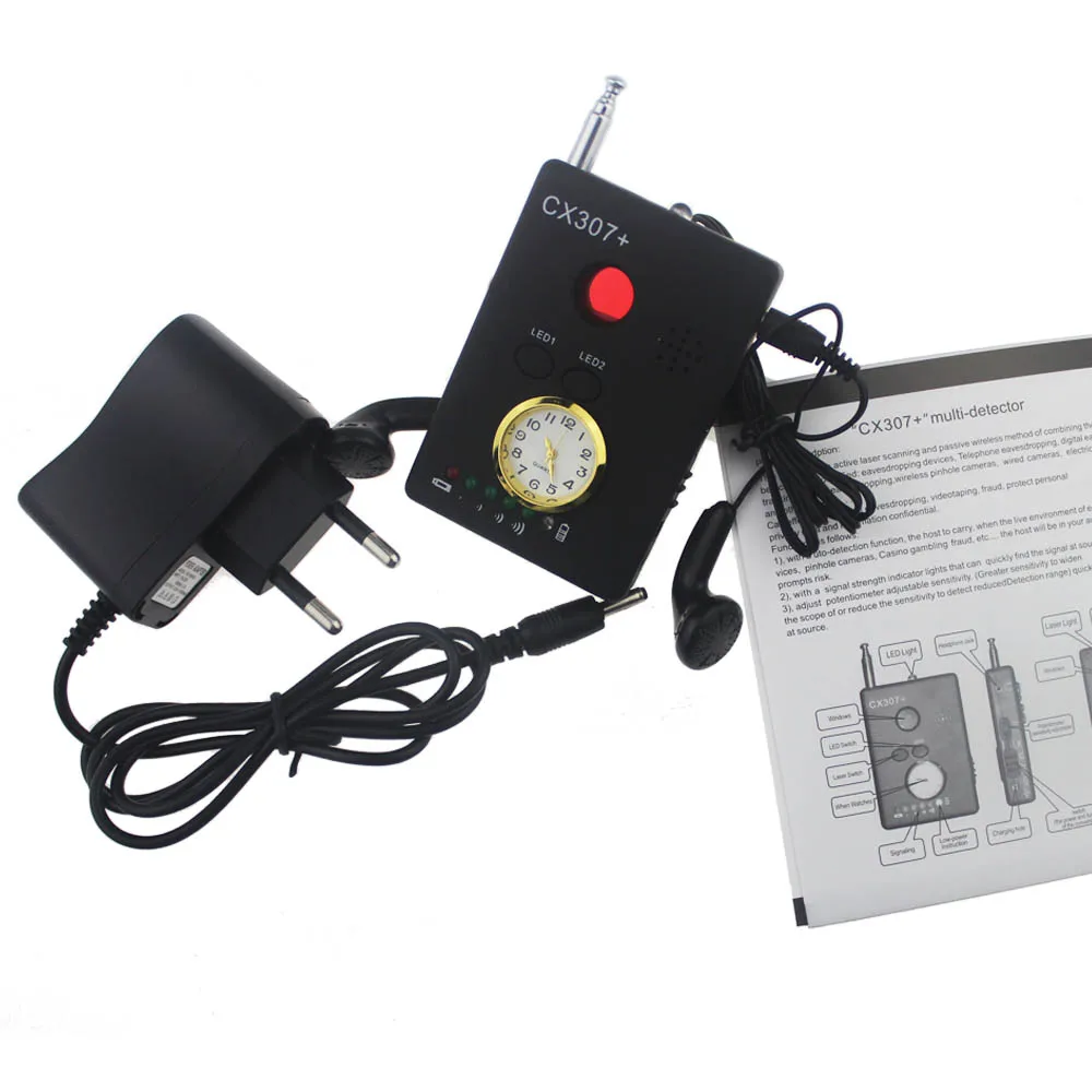 

CX307+ Anti wiretap monitoring mobile phone anti candid Camera Detector signal monitoring positioning wireless scanning GPS