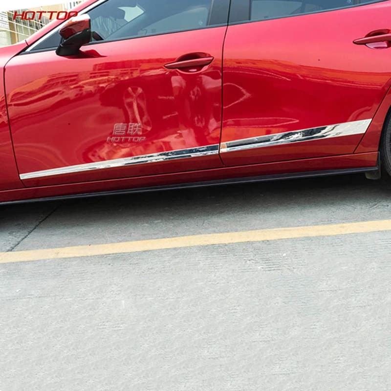 Для Mazda 3 Axela 2020 боковая отделка кузова декоративная отделка|Хромирование| |