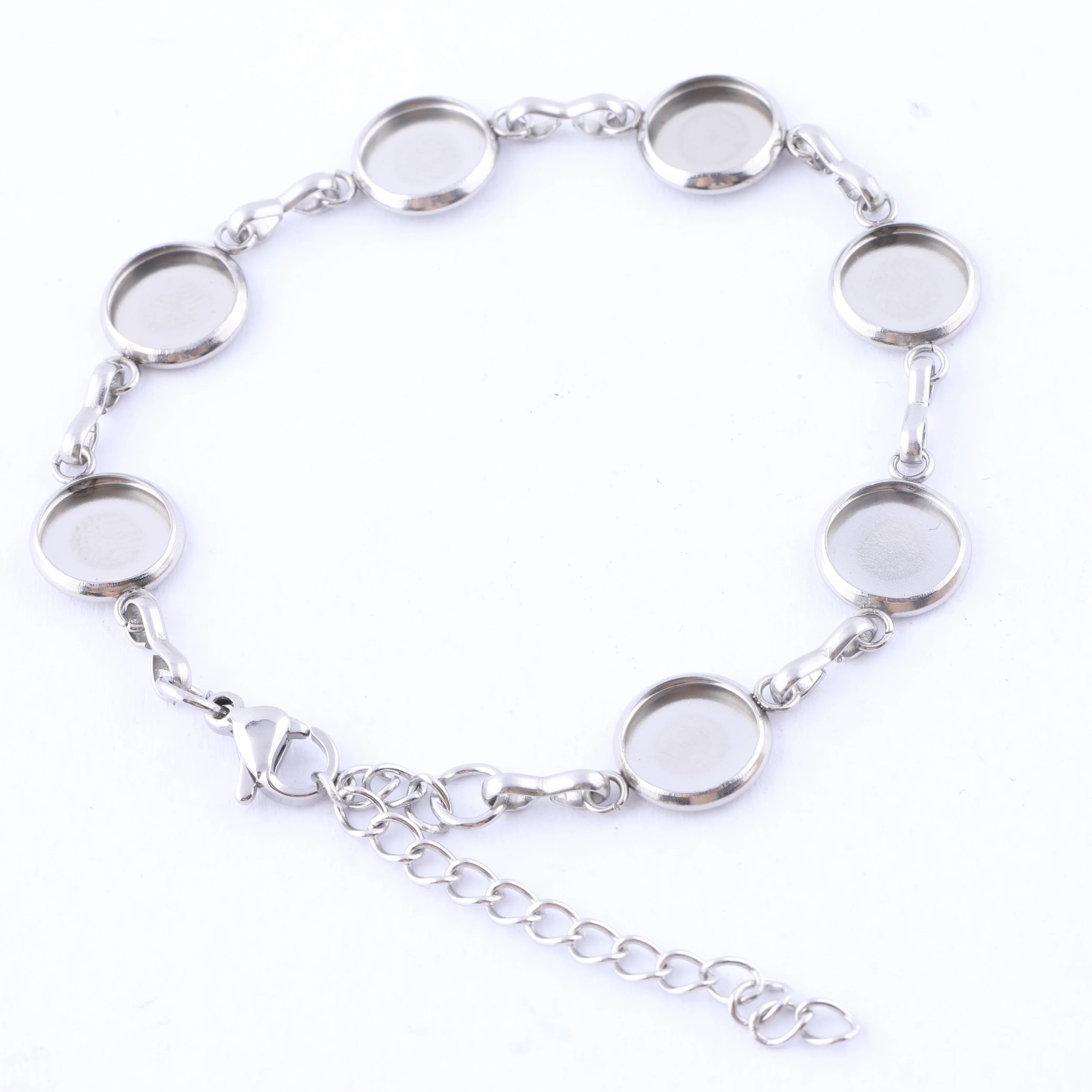 Заготовки для браслет из кабошона браслетов нержавеющей стали комплект 5