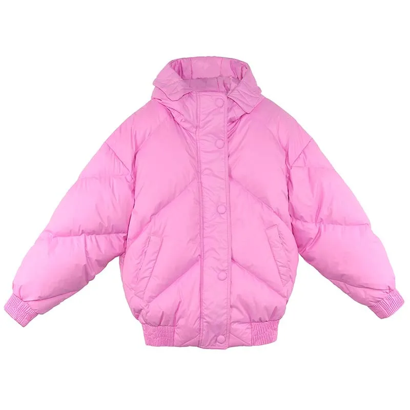 Зимняя новая модная уличная дизайнерская Брендовая женская короткая куртка