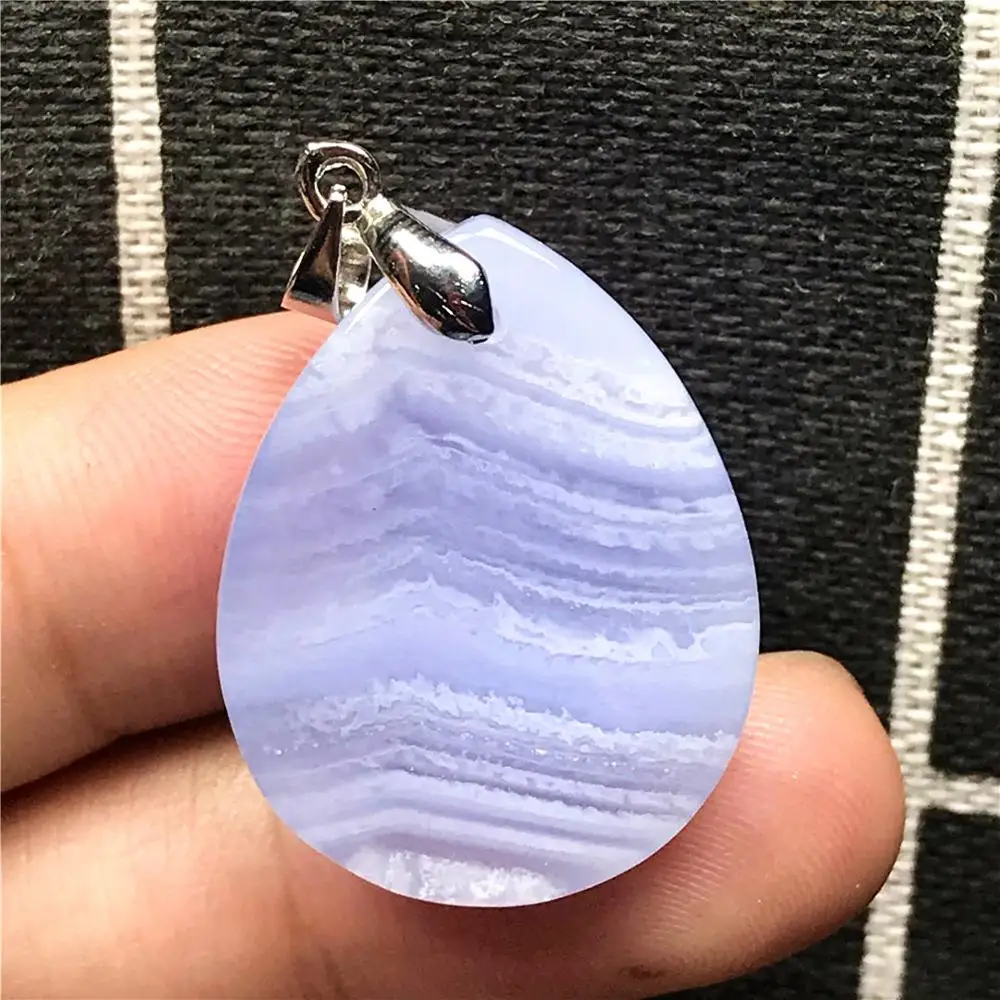

Top Natural Purple Agate Pendant Jewelry For Men Women Lady Man Gift Crystal Silver 27x21x9mm Beads Water Drop Gemstone AAAAA