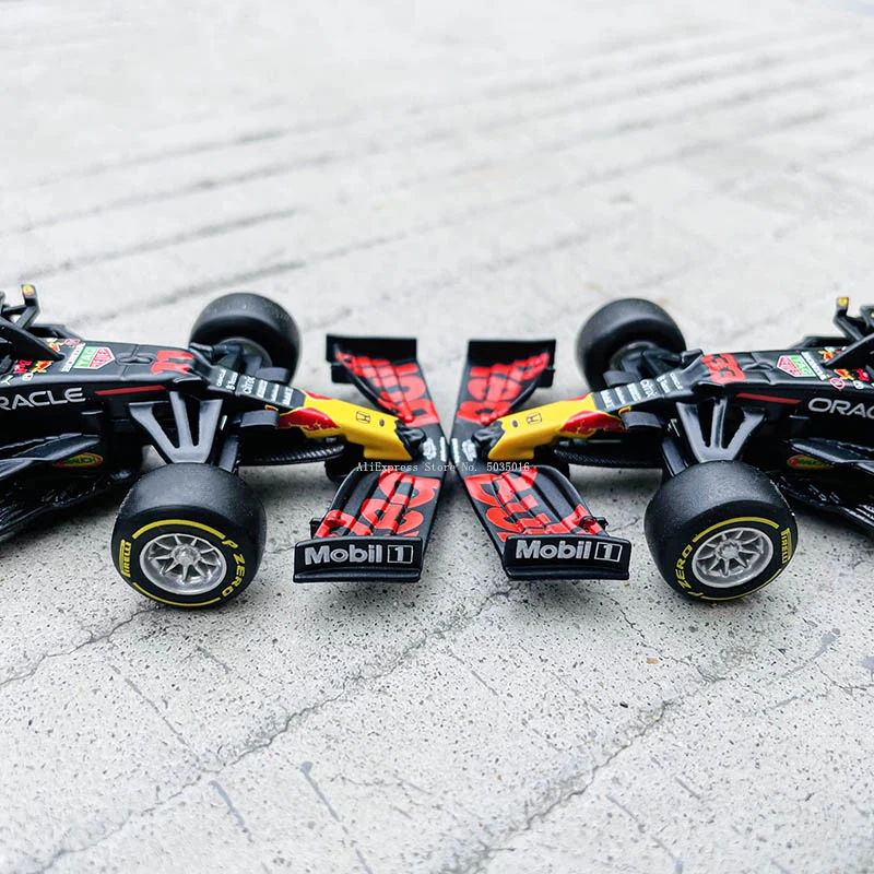 Bburago 1:43 2021 F1 Red Bull Racing RB16B 33 # Max Verstappen 11 # Sergio Perez Formula one, simulaci&oacute;n de aleaci&oacute;n, s&uacute;per coche de juguete-3