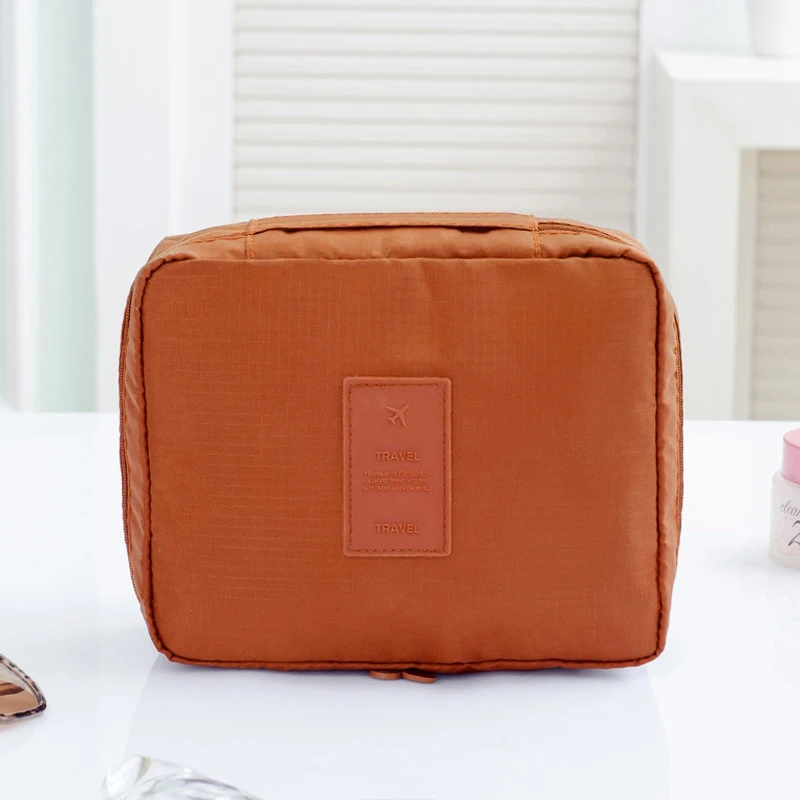 Orange Женские косметички, дорожные косметички для макияжа, дамские моющиеся футляры для туалетных принадлежностей, органайзер для макияжа, косметички для хранения, косметички для макияжа - Color: Orange