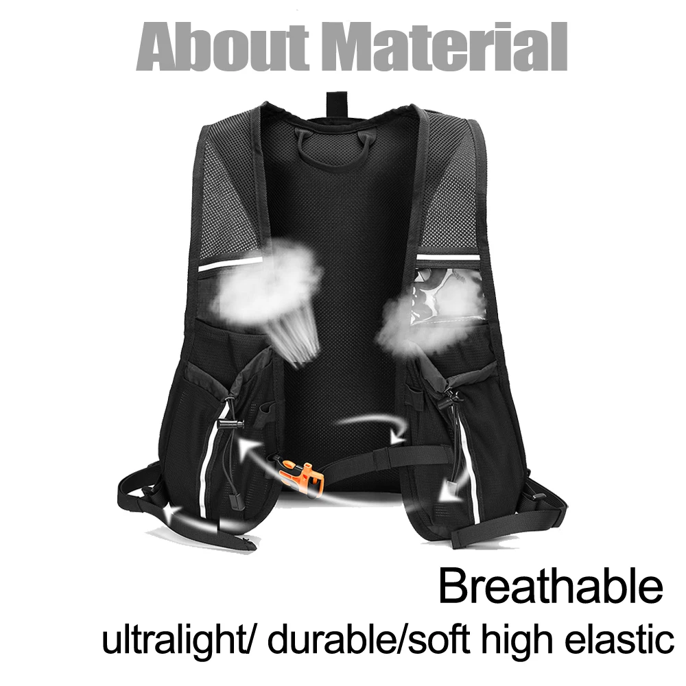 Сумка для марафона женщин и мужчин 10л гидратационный жилет 2л сумка воды