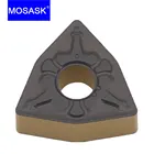 MOSASK, 10 шт., WNMG 0804 04 08 12 ZC32S, обработка углеродистой стали, токарный станок с ЧПУ, обработка, обработка, карбидная вставка из вольфрама