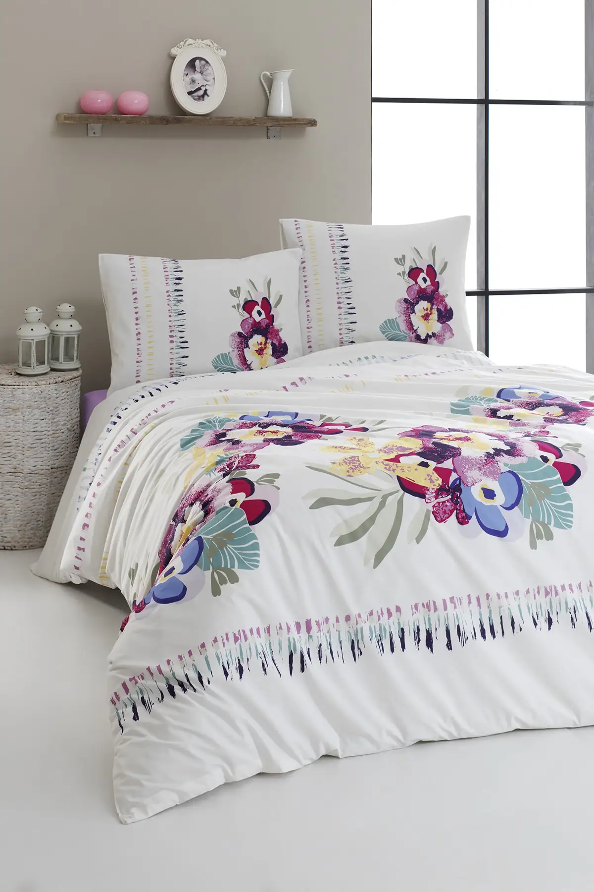 

Double Personality Violet Series Purple Duvet cover 200x220 Cotton Tubeless