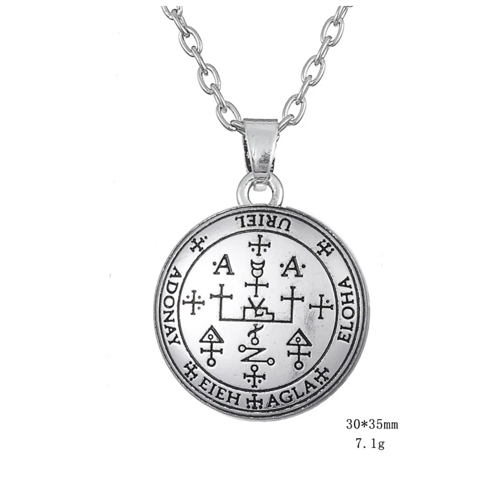 

Dawapara Archangel Michael Gabriel Raphael Uriel Talisman Angel Necklace Men Women Dropshipping
