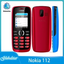 Nokia 112 Refurbished Original Nokia 112 1120 original dual sim card Mobile Phone with English/Russia/Hebrew/Arabic keyboard