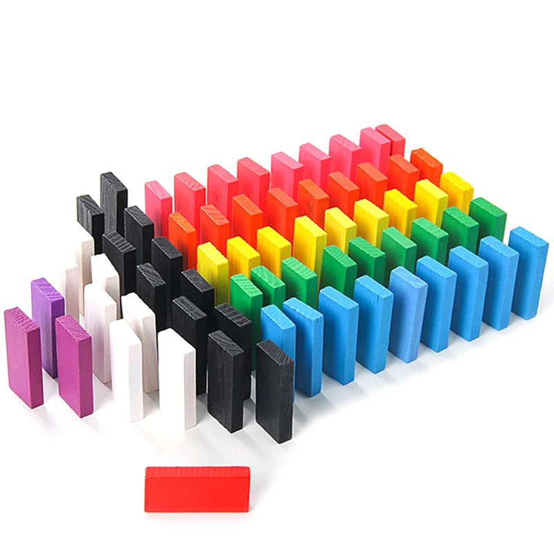 

300 Pcs Children's Color Clification Rainbow Wood ino Building Block Kit Early Game Children's Educational Toys