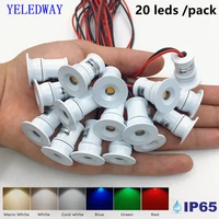 20pcs LED Spotlight Dimmable 12V 24V Downlight Recessed Ceiling Lamp Kitchen Cabinet Stair Spot Bulb Light Dropshipping