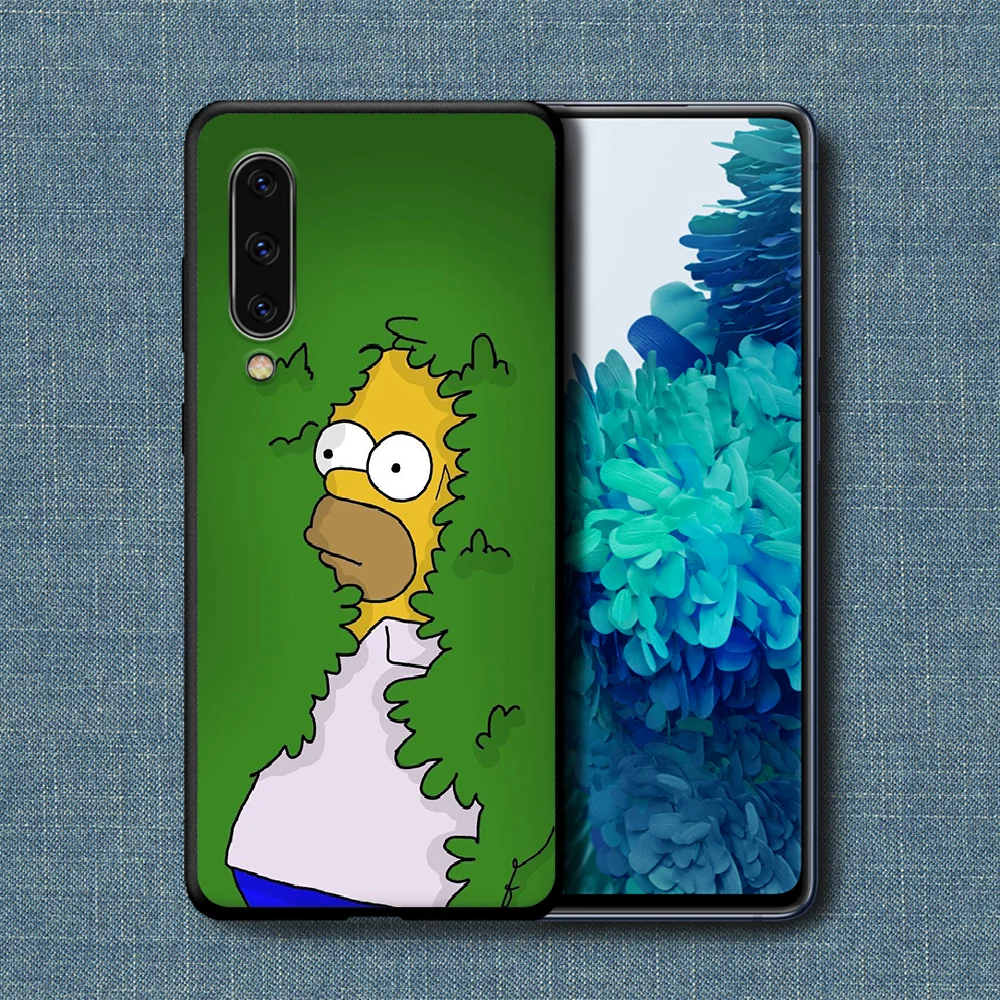 

Simpson Funny Cartoon Phone Case For Samsung Galaxy A 3 5 7 8 10 20 20E 21S 30 30S 40 50 51 70 71 black Hoesjes Fashion Prime