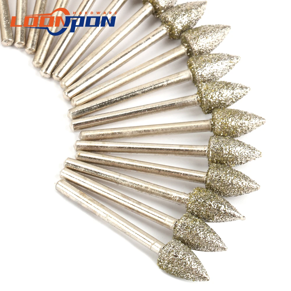 Абразивная Шлифовальная головка диаметр 8 мм 45 Зернистость 3 20 шт. | Инструменты