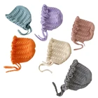 Шапочка детская зимняя, теплая, с цветами, мягкая, для новорожденных шапка