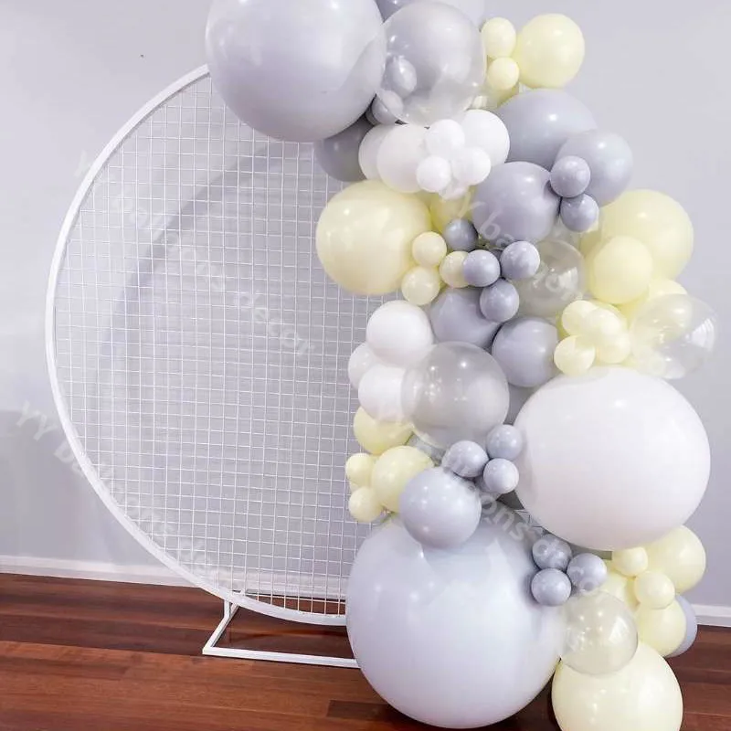 1 комплект прозрачная желтая/белая/серая гирлянда сделай сам|Воздушные шары и