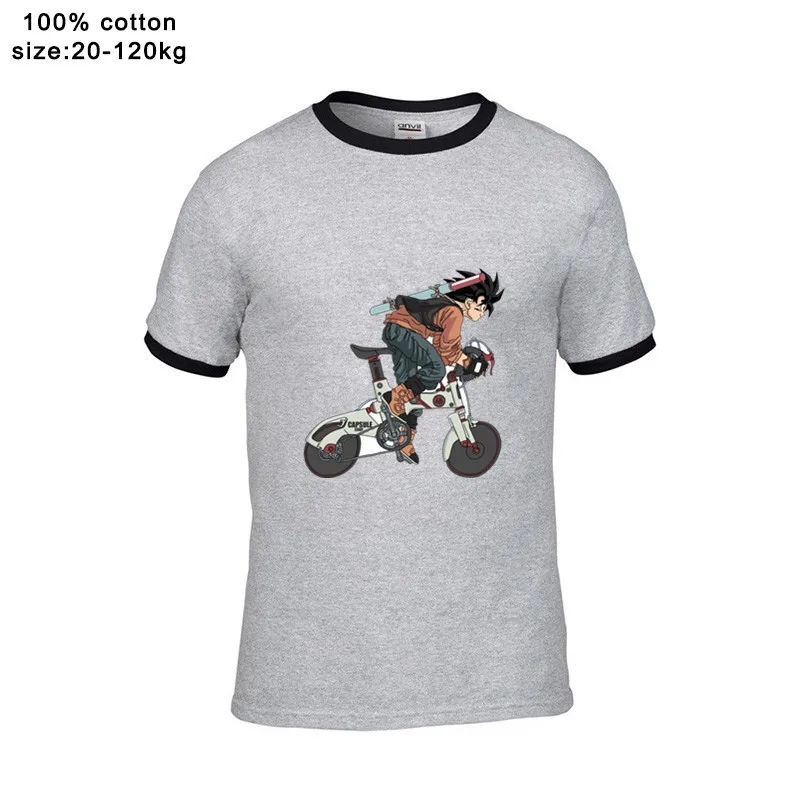 Винтажные Ретро футболки с изображением велосипеда Гоку драконий жемчуг z MTB рок