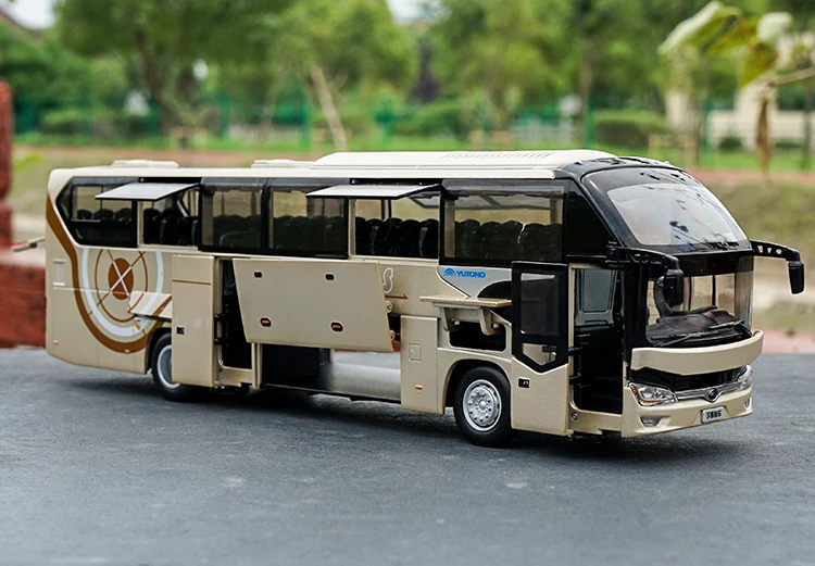 1/42 YuTong автобус ZK6128HQB автобус литой автобус модель автомобиля мальчик Gilr подарки игрушки