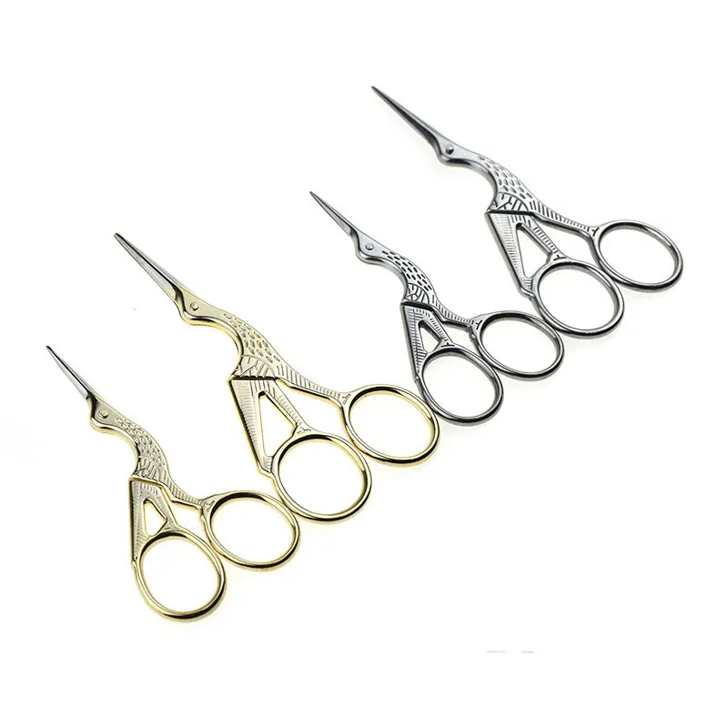 

1PC Durable Stainless Steel Eyebrow Scissors Embroidery Nail Scissors Nose Hair Cutter Beauty Makeup Sewing Tools