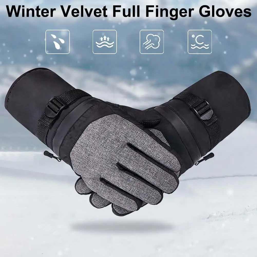 Зимний мотоциклетный нескользящий для мужчин и женщин Лыжный водонепроницаемый