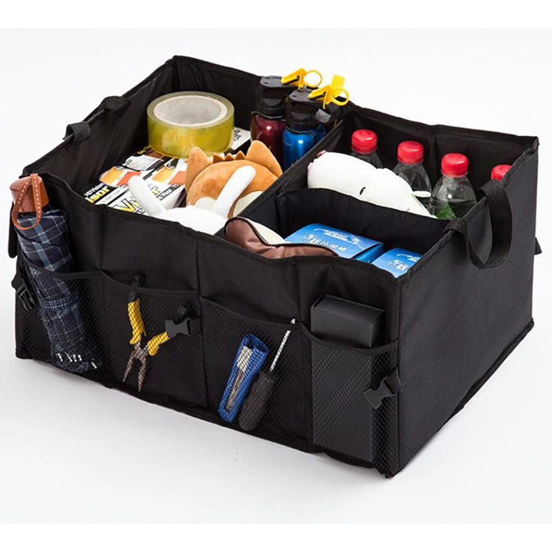 

Car Storage Collapse Trunk Back Bin Bag Caddy Organizer Ford Hyundai Automobiles Interior Accessories Stowing Tidying Trunk Box