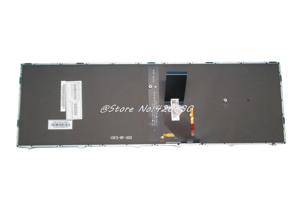 

Keyboard For CLEVO N750WU N751WU N750BU N751BU N750HU N751HU N770WU N750GU N751GU P955EE6 N650DU English JP SW White Backlit