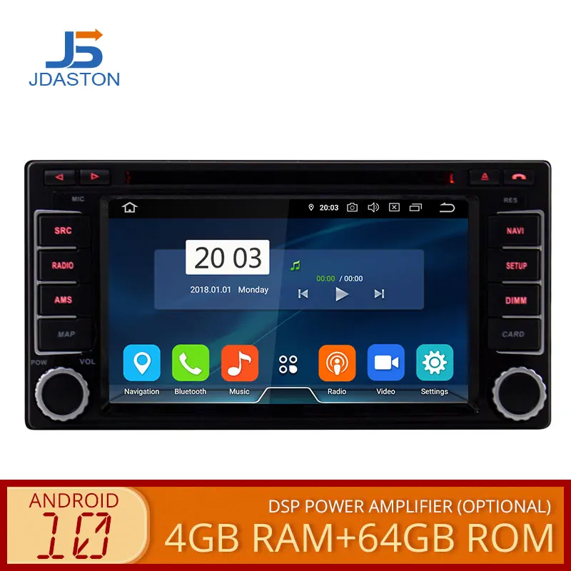 JDASTON Android 10 Автомобильный мультимедийный плеер для Subaru Forester Impreza 2008 2011 WIFI GPS стерео