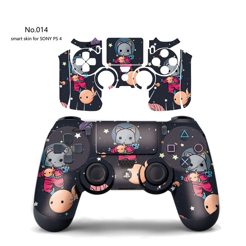 1 шт. DualShock PS4 стикер кожи для sony Playstation 4 игровой контроллер Защитная крышка наклейка виниловая противоскользящая джойстик Декор