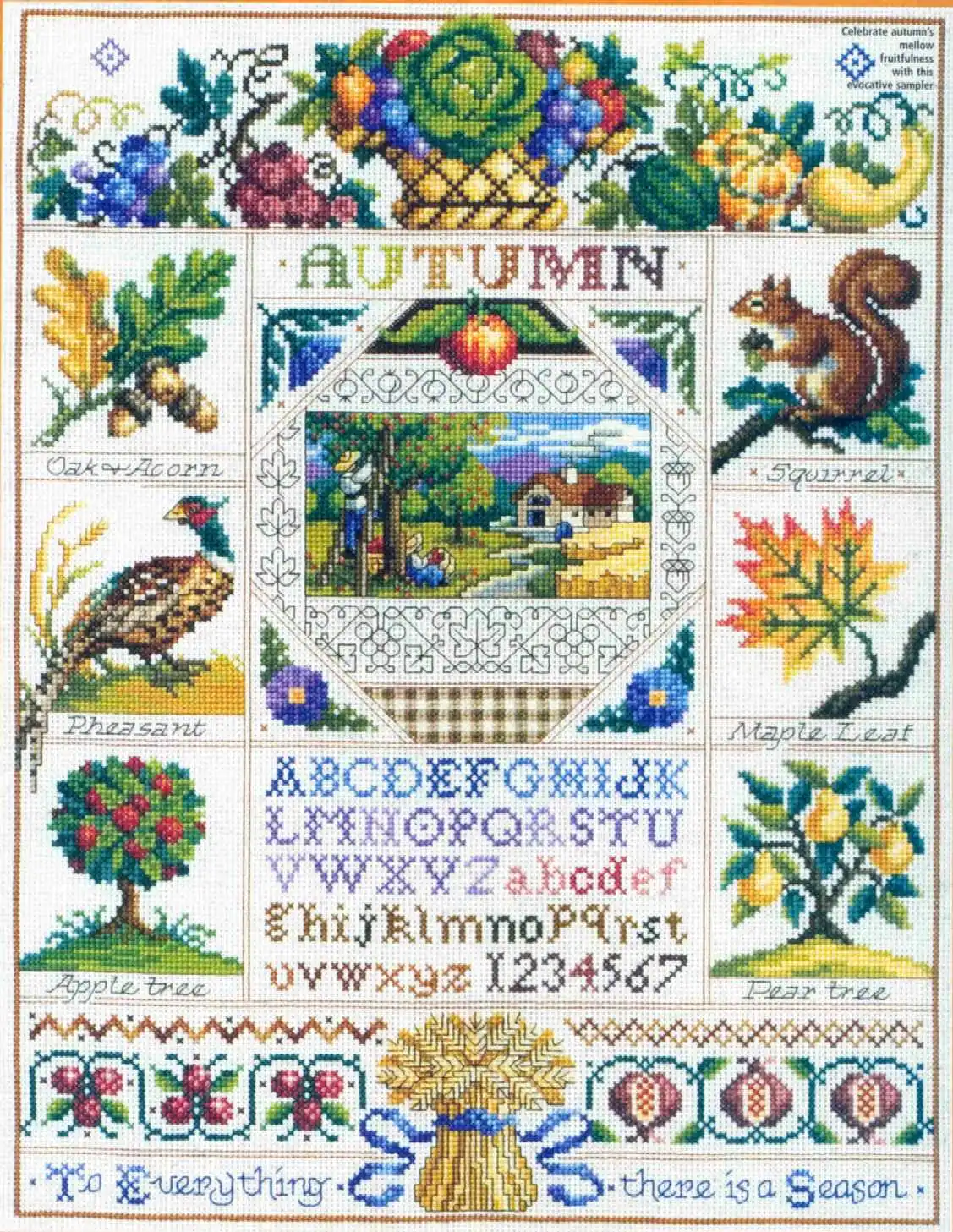 

tt Mouse avatar Counted Cross Stitch Kit Cross stitch RS cotton with cross stitch Autumn Treasures