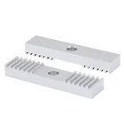 RAMPS DIY GT2 алюминиевый блок для 3D-принтера, Ремень ГРМ, фиксирующая деталь, шаг зуба 2 мм, зажим 9*40 мм для ремня ГРМ, 3D-принтер, ЧПУ