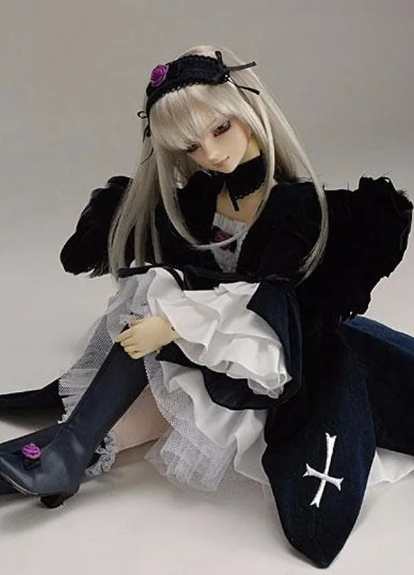 Полный набор 1/3 BJD кукла Suigintou Rozen Maiden высокое качество женская одежда для кукол
