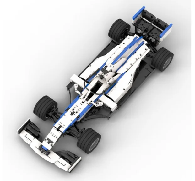 2021 Технология строительный блок Уильямс F1 гоночный fw43 1:8 автомобиль DIY