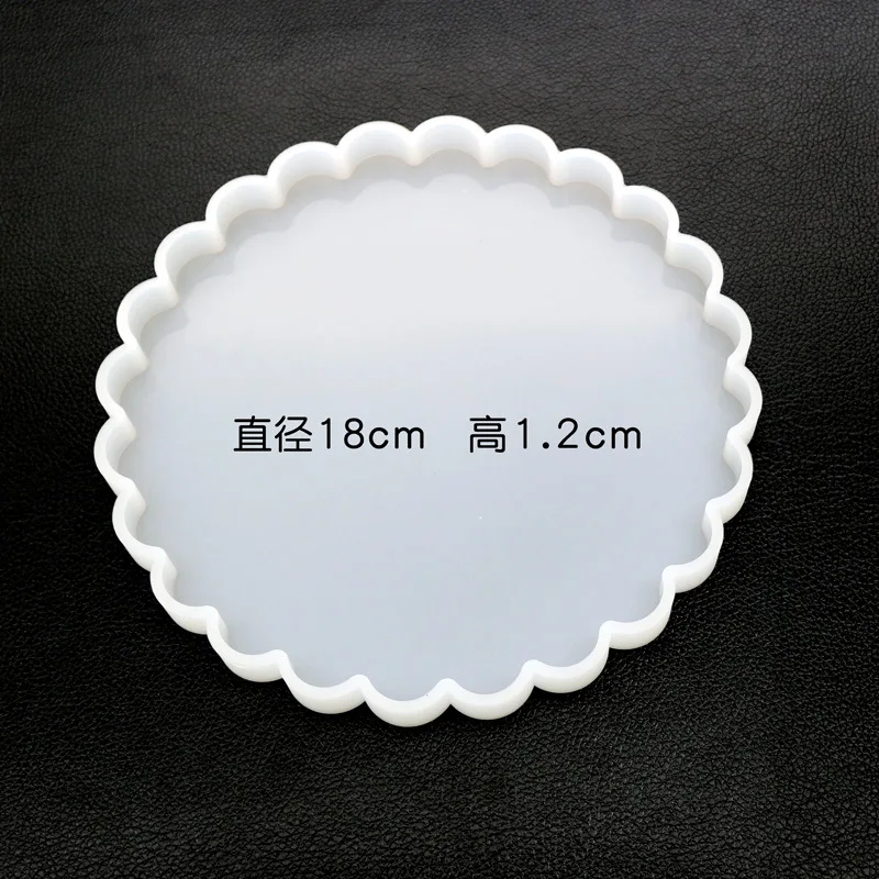 Эпоксидная форма сделай сам квадратный волнистый стол набор подставок круглые