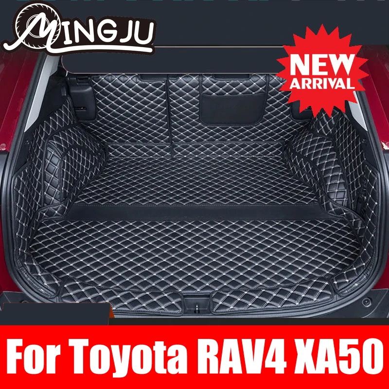 

For RAV4 RAV 4 XA50 XA 50 2019 2020 2021 Car Accessories Trunk Protection Leather Mat Catpet Interior Cover Part Auto Styling