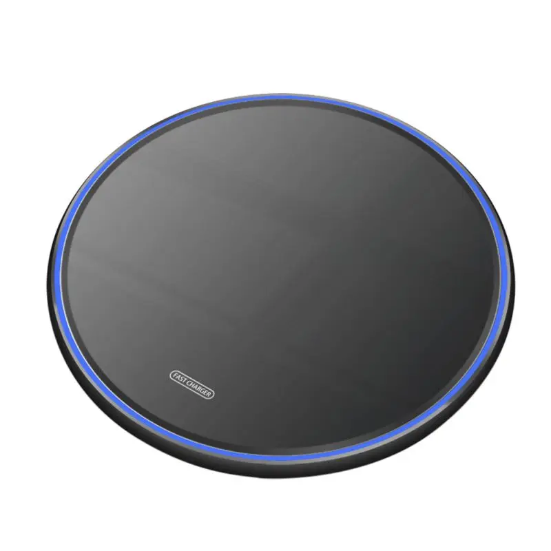 QI Беспроводное зарядное устройство для Apple Android 15 Вт технология быстрой зарядки