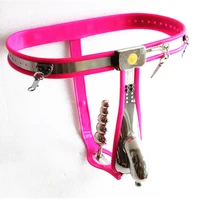 T-type Chastity Belt Stainless Steel Chastity Underwear Thigh Rings Butt Plug Cock Cage Chastity Device Sex Toys for Men G7-4-61