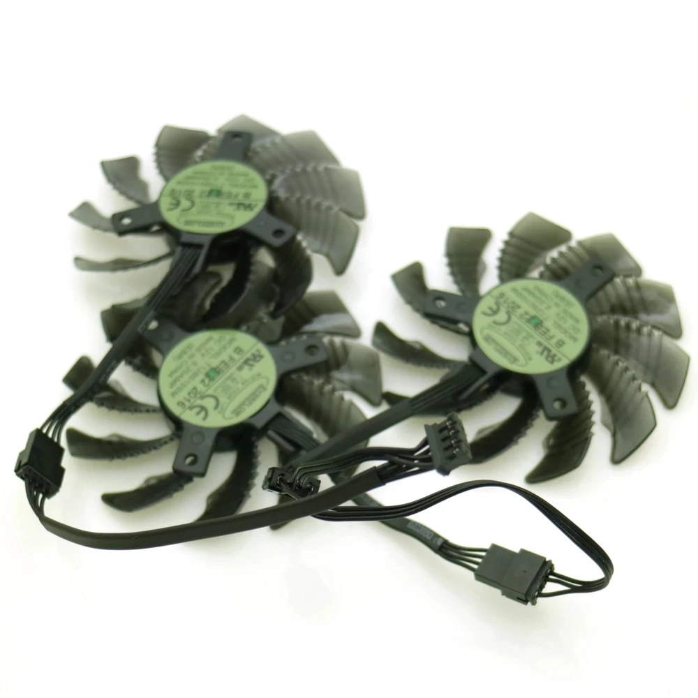 T128010SM DC12V 0.20AMP 75 мм 4Pin VGA вентилятор для Gigabyte GTX670 GTX580 560ti GTX770 охлаждающий