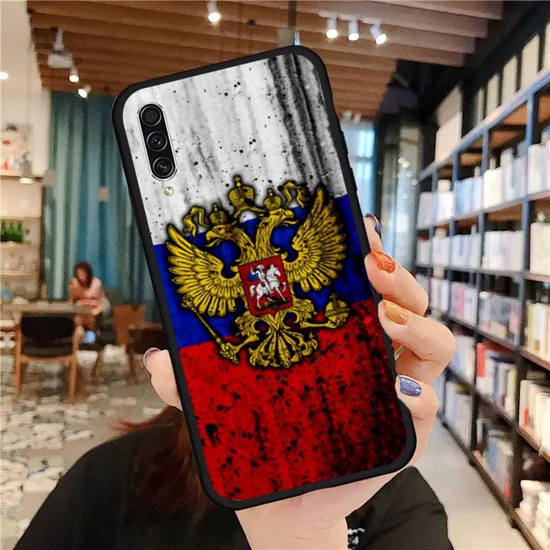 

Russia flag Symbol Emblem Phone Case For Samsung galaxy A S note 10 7 8 9 20 30 31 40 50 51 70 71 21 s ultra plus