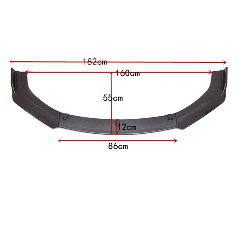 Delantero Front Tuning Rear Diffuser for Styling Aleron Trasero Coche Lip Protector Spoiler Auto Car Universal Bumper | Автомобили и