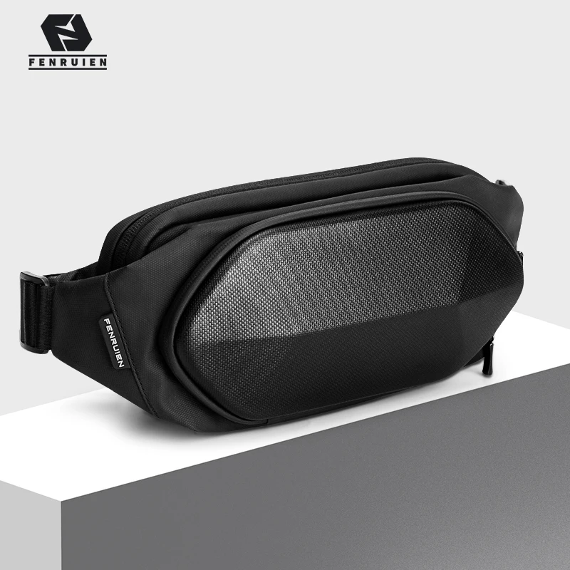 Многофункциональные сумки через плечо Fenruien Мужская нагрудная сумка короткая