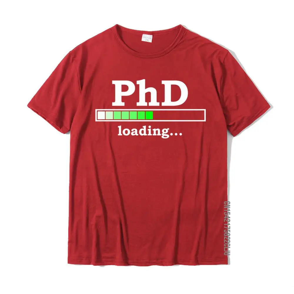 Забавная пониженная рекламная Подарочная футболка Future PhD Loading европейские