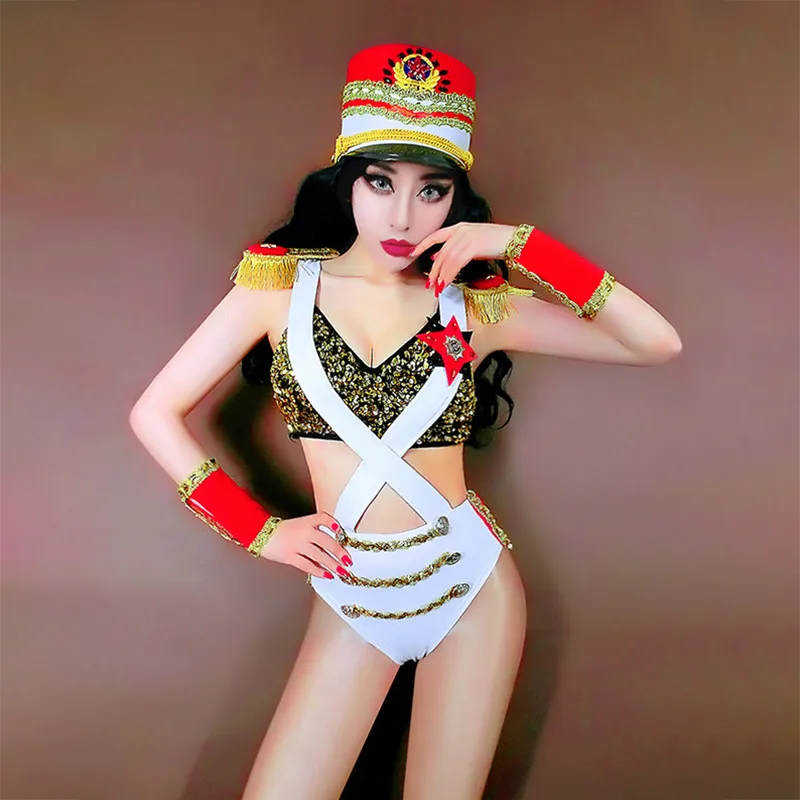 Серебряный DJ DS Gogo наряд для ночного клуба или бара певица Джаз танцевальные